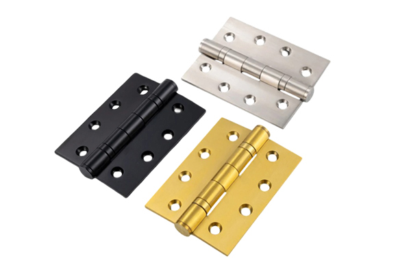 How do hydraulic buffer door hinges work to achieve the dual effects of quietness and anti-collision?